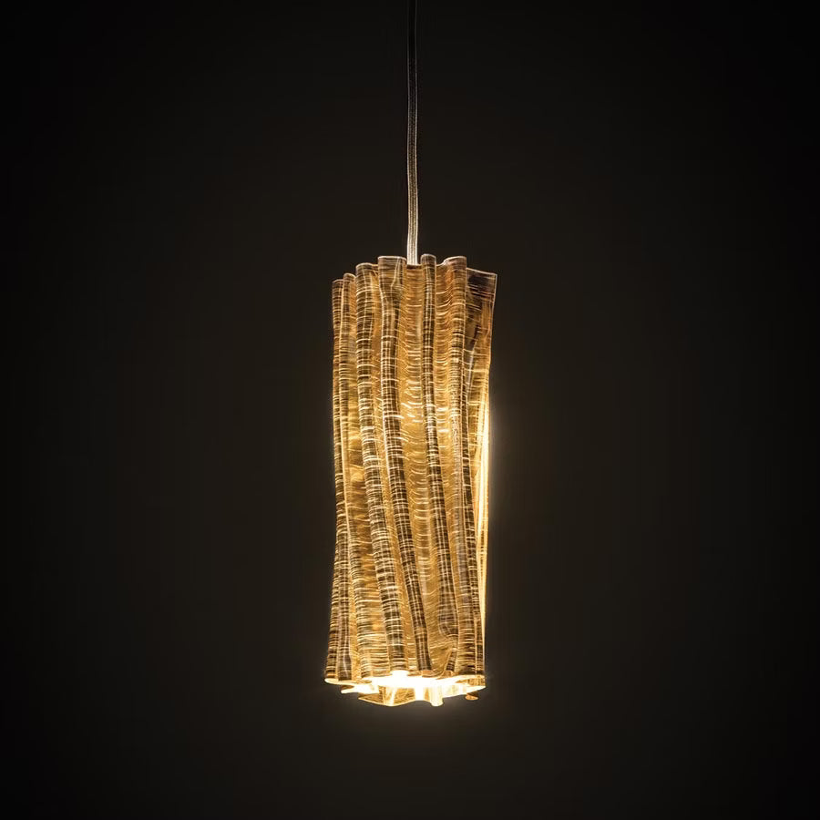 Accordeon Vertical Suspension Lamp | Slamp Sculptural Design Lighting