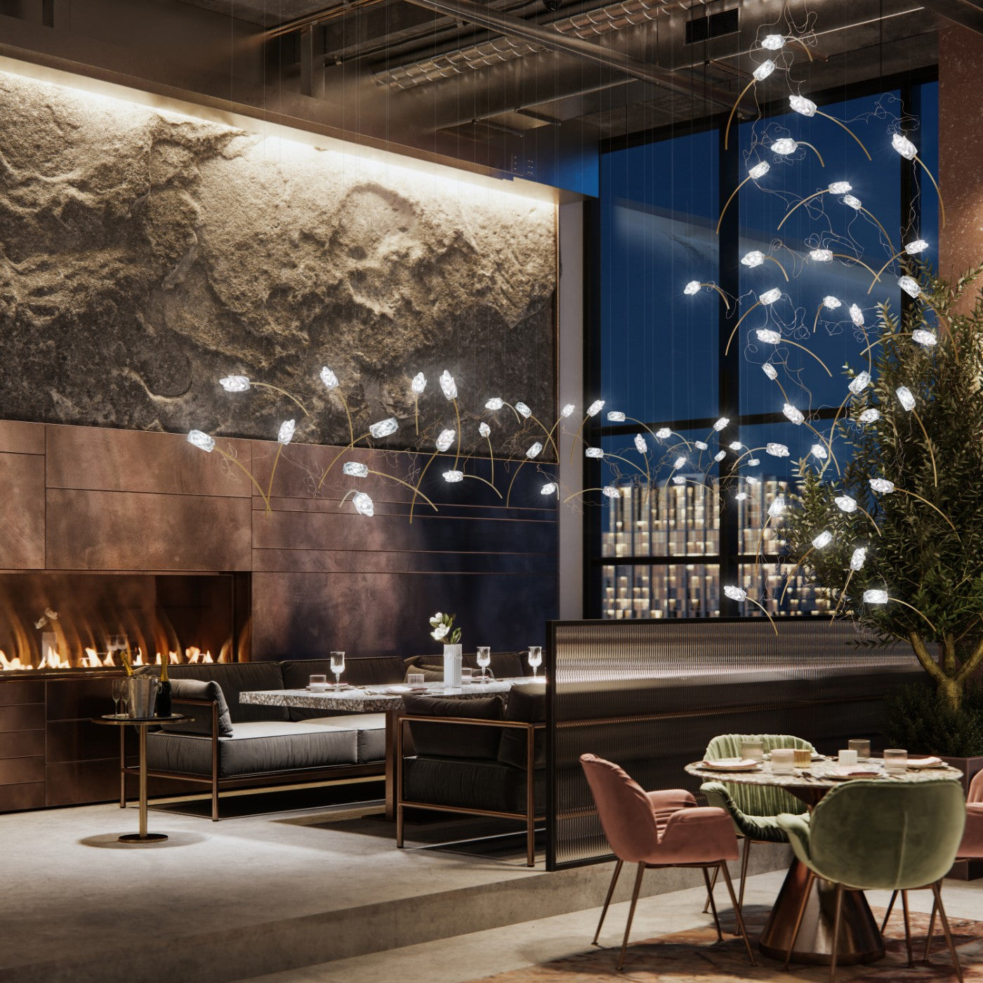 Tulip Suspension Lamp | Slamp Sculptural Design Lighting