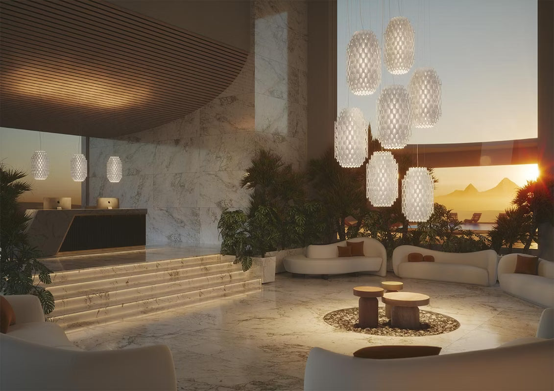 Chantal Suspension Lamp | Slamp Sculptural Design Lighting