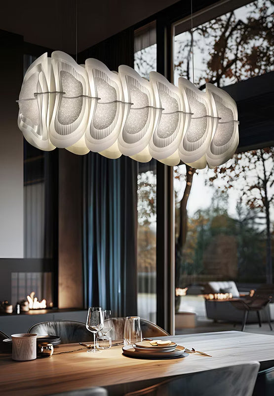 Fiordlys Linear Suspension Lamp | Slamp Sculptural Design Lighting