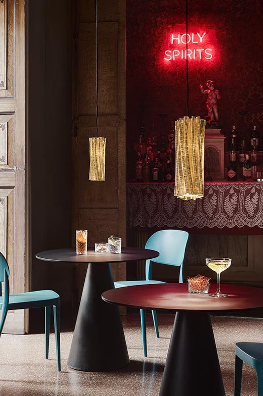 Accordeon Vertical Suspension Lamp | Slamp Sculptural Design Lighting