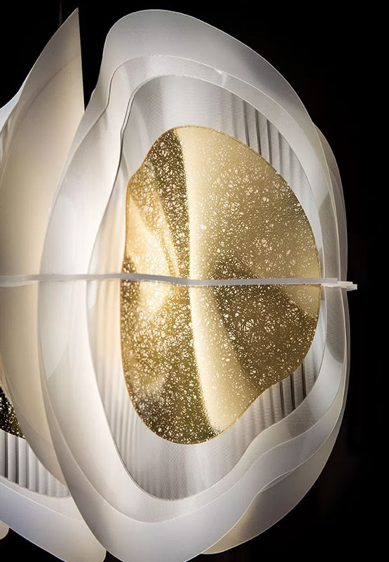 Fiordlys Linear Suspension Lamp | Slamp Sculptural Design Lighting