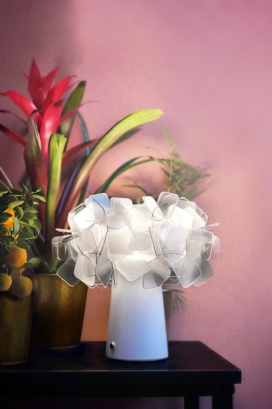 Clizia Battery Table Lamp | Slamp Sculptural Design Lighting