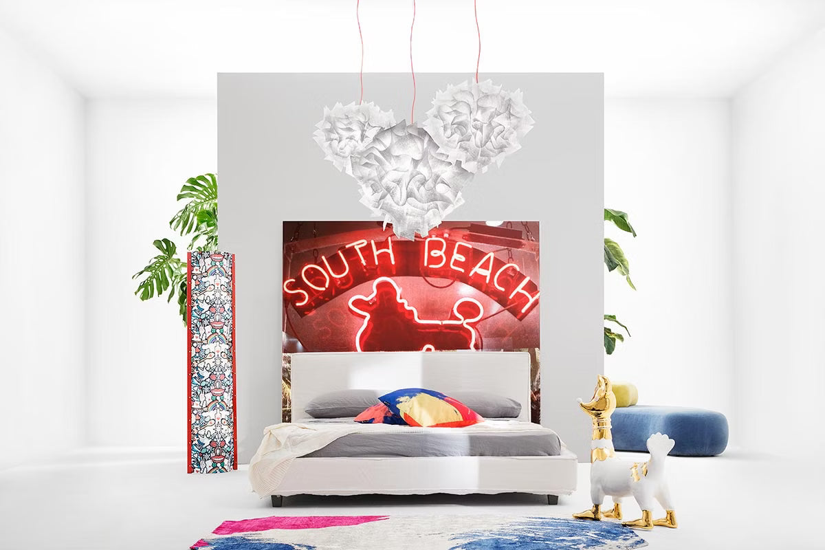 Veli Couture Suspension Lamp | Slamp Sculptural Design Lighting