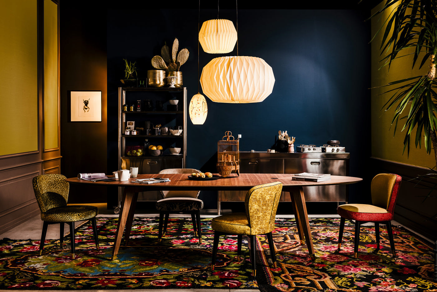 Santiago Oval Dining Table | Luxury Living | Black Tie