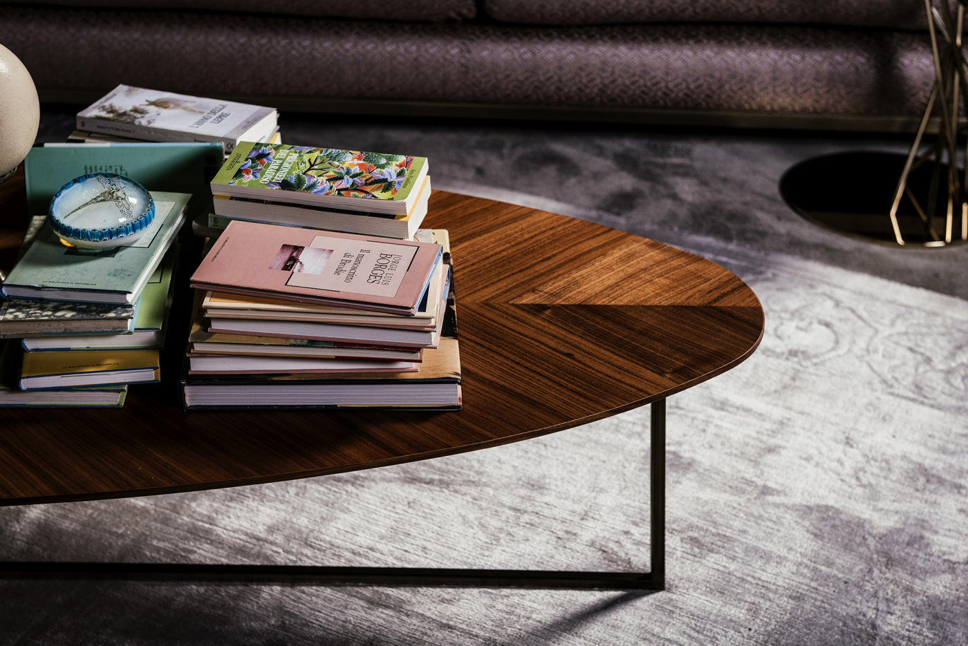 Oleg Oval Coffee Table | Luxury Living | Black Tie