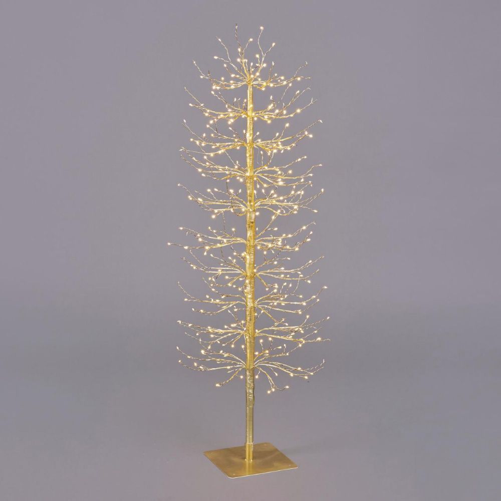 Linear Christmas Tree with Intermittent LED Lights | SoloLuxuryLiving