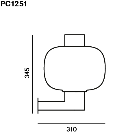 Bonbori Wall Lamp | Luxury Lighting | Brokis