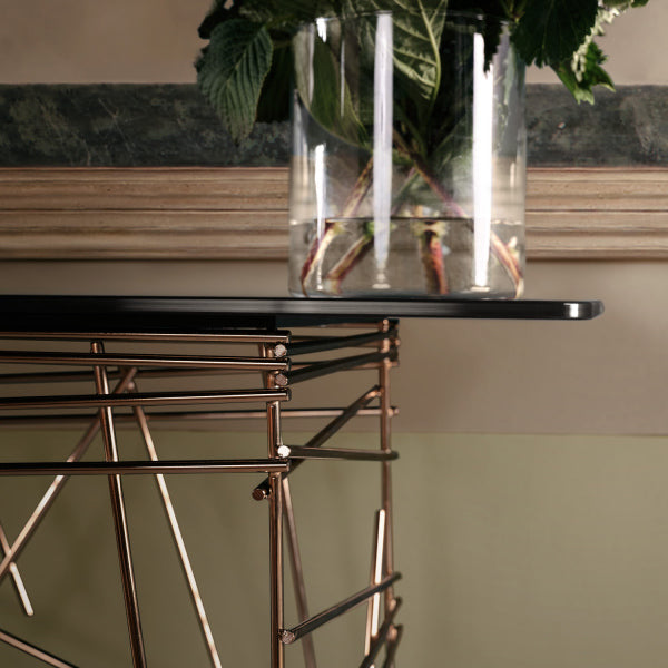 Lin Console | Luxury Living Furniture Black Tie