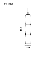 Bamboo Forest Pendant Lamp | Luxury Lighting | Brokis