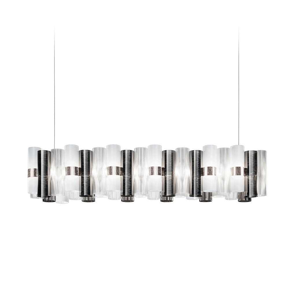 La Lollo Linear Suspension Lamp | Slamp Sculptural Design Lighting