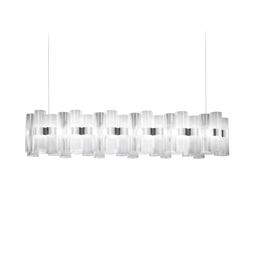 La Lollo Linear Suspension Lamp | Slamp Sculptural Design Lighting