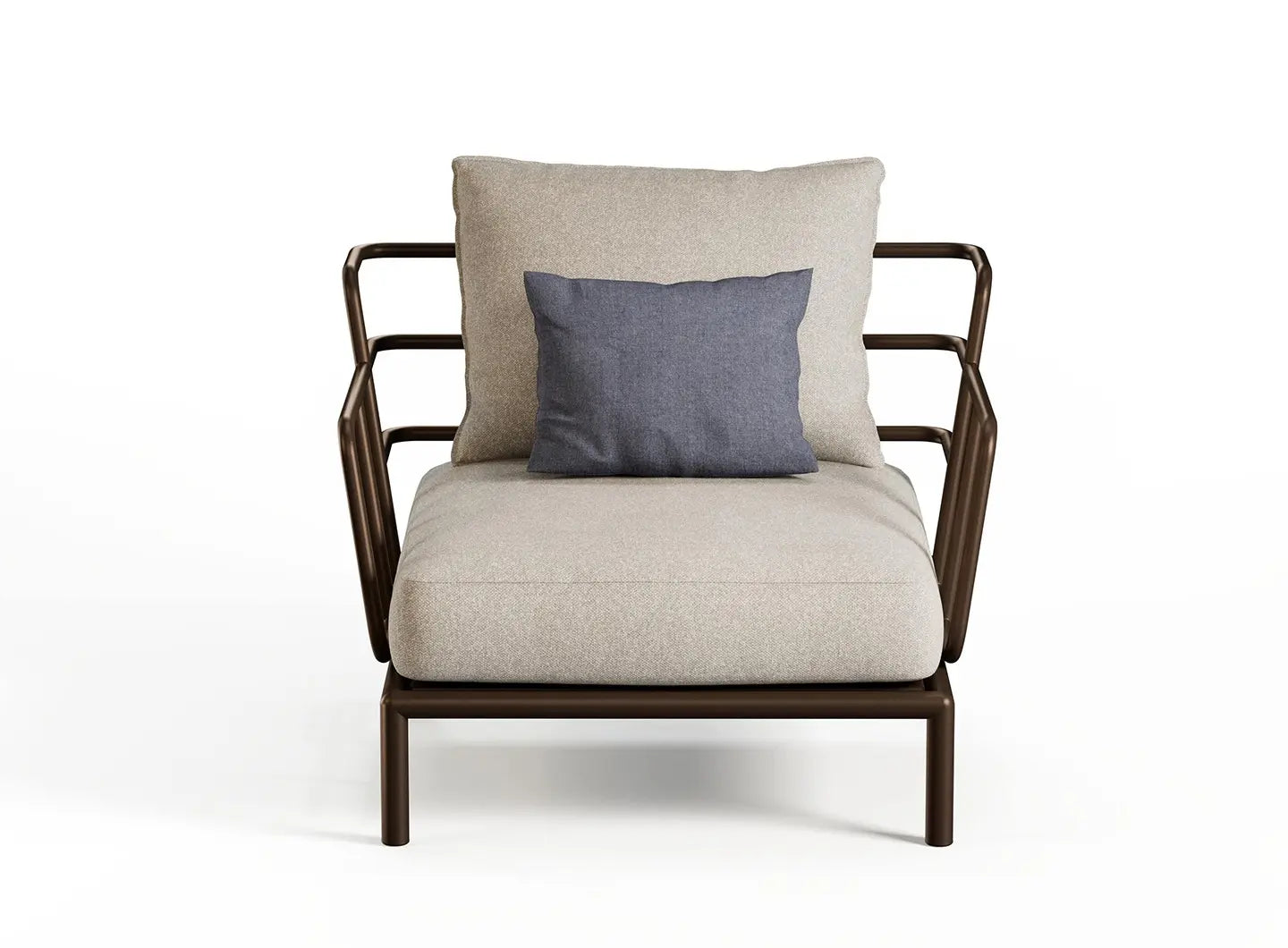 EMU Saint Martin Steel 1‑Seater Sofa – Contemporary Outdoor