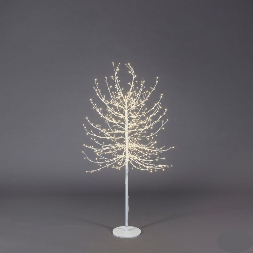 Beech Long-Trunk Christmas Tree with LED Lights | SoloLuxuryLiving