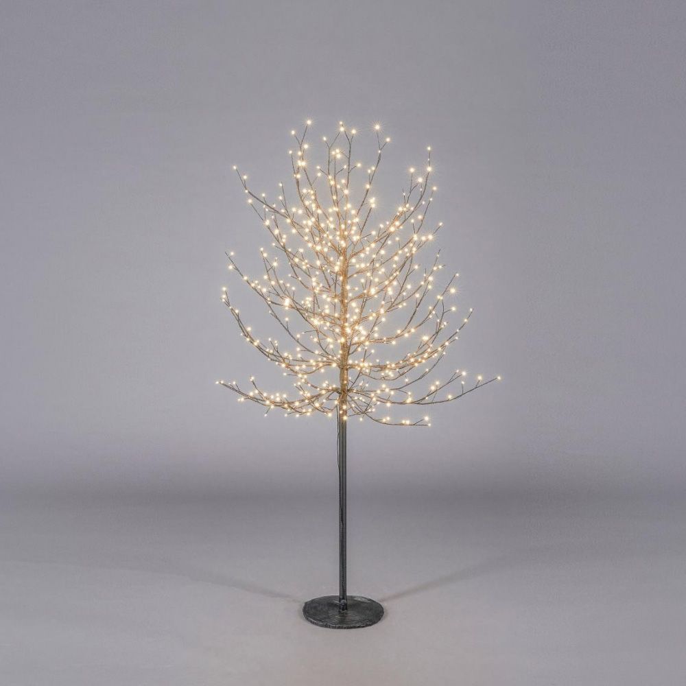 Beech Long-Trunk Christmas Tree with LED Lights | SoloLuxuryLiving