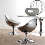Luna Swivel Dining Chair | Luxury Furniture | Esedra Collection