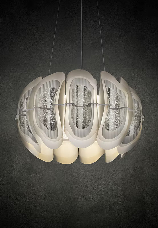 Fiordlys Round Suspension Lamp | Slamp Sculptural Design Lighting