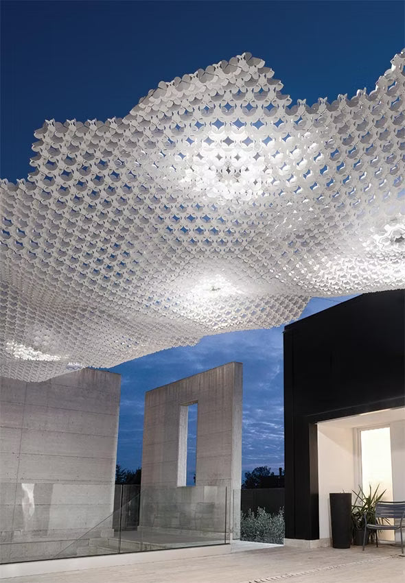 Outdoor Nuvem Suspension Modular Lamp Slamp Sculptural Design Lighting