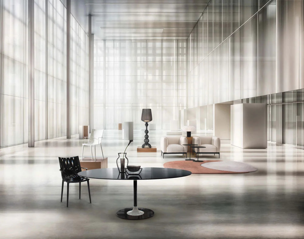 H H H Stackable Dining Chair with Armrests Kartell