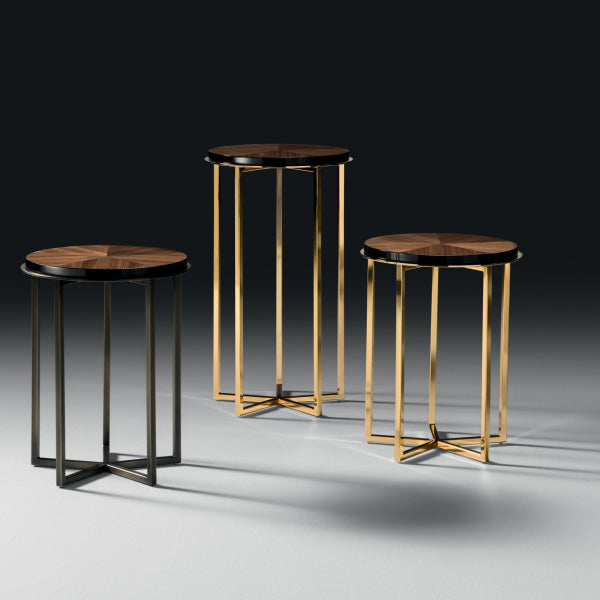 Elliot Plus Round Side Table | Luxury Living | Black Tie