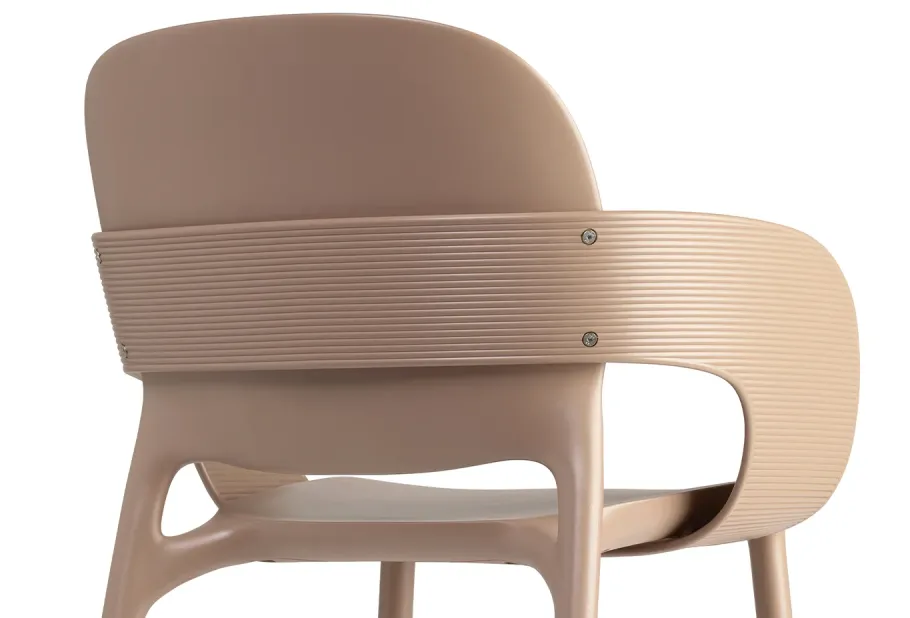 Hug Stackable Chair with Armrests | Luxury Outdoor | Scab Design