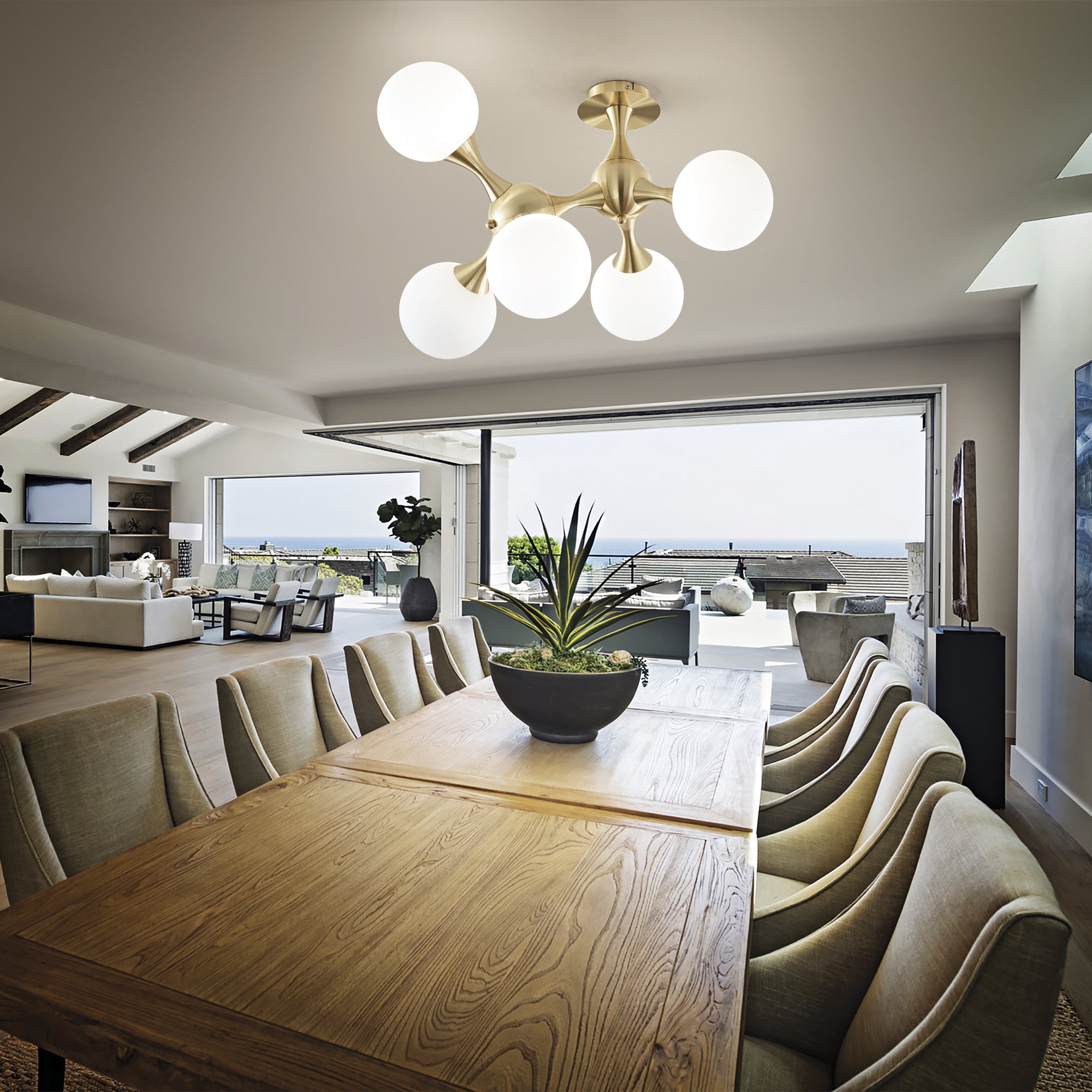 Nodi PL5 Ceiling Lamp by Ideal Lux – Modern 5‑Light Design