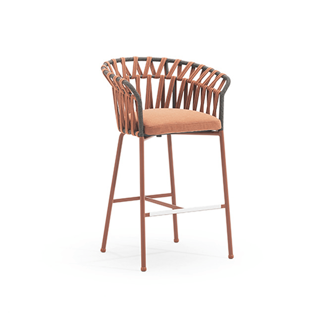 Emma Cross Counter Stool | Designed by Monica Armani | Varaschin