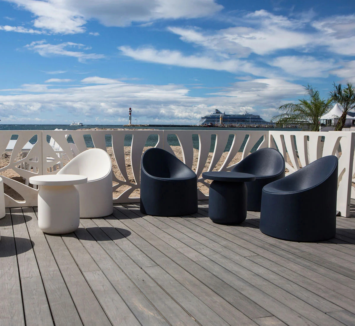 Juju Coffee Table — Minimalist Italian Indoor/Outdoor Table by Serralunga