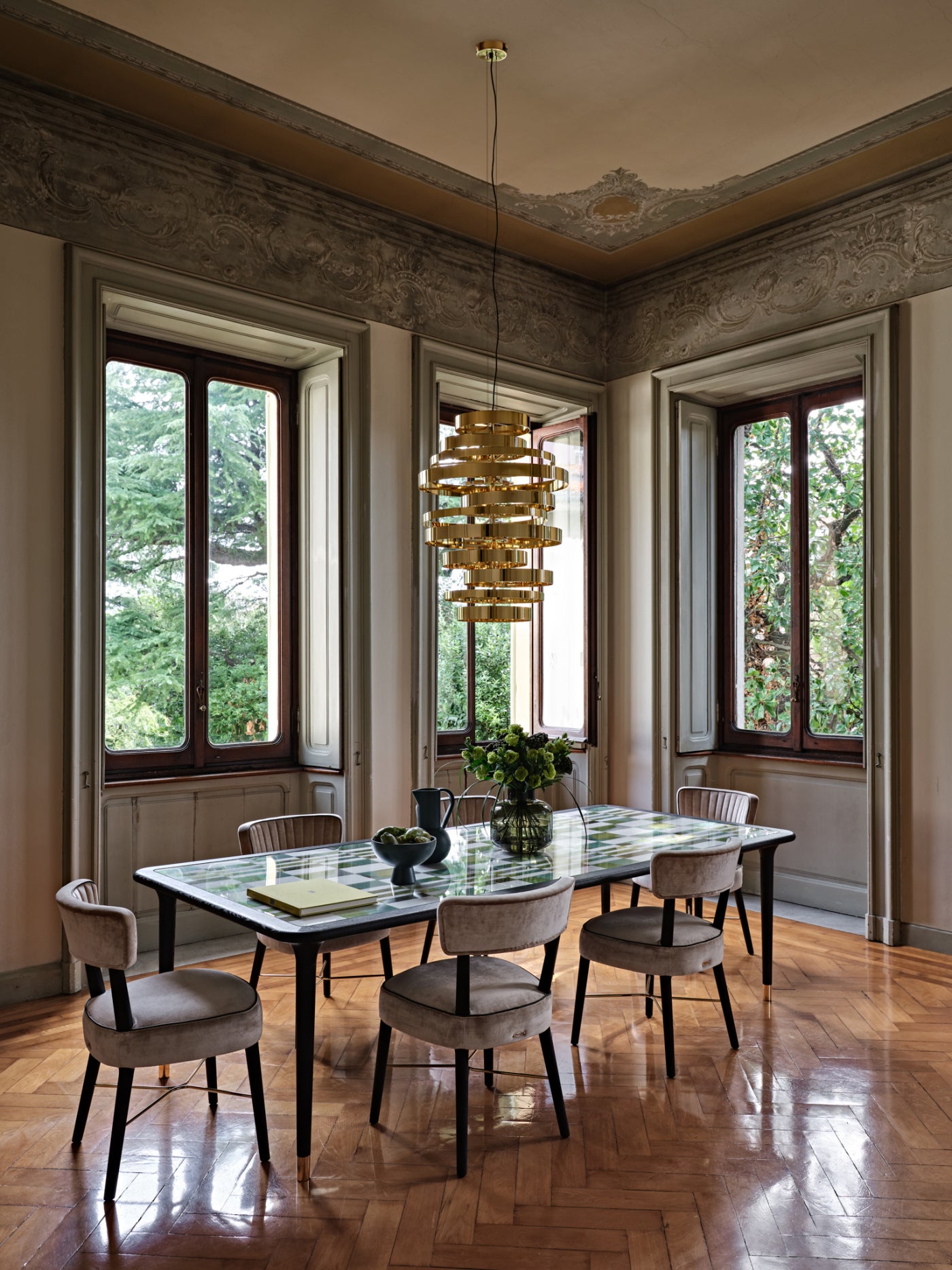 Caius Dining Table | Luxury Living | Black Tie