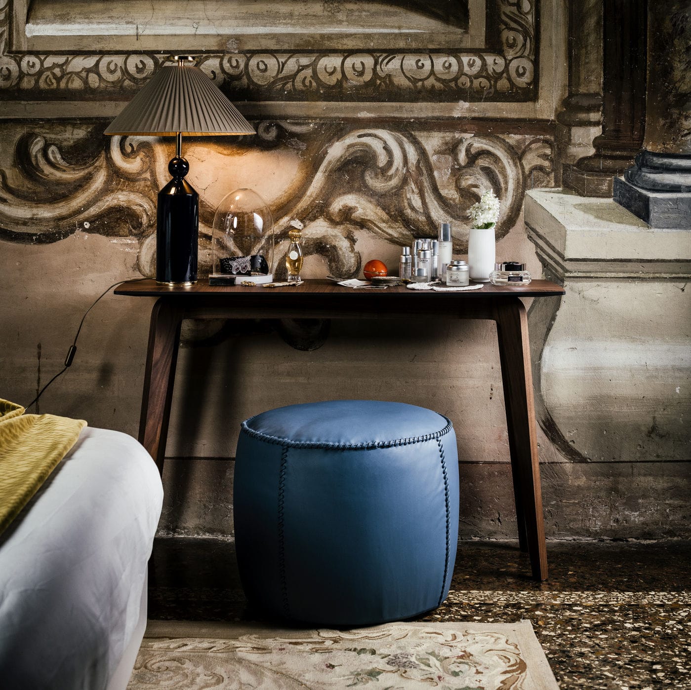 Casablanca Ottoman | Luxury Living | Black Tie