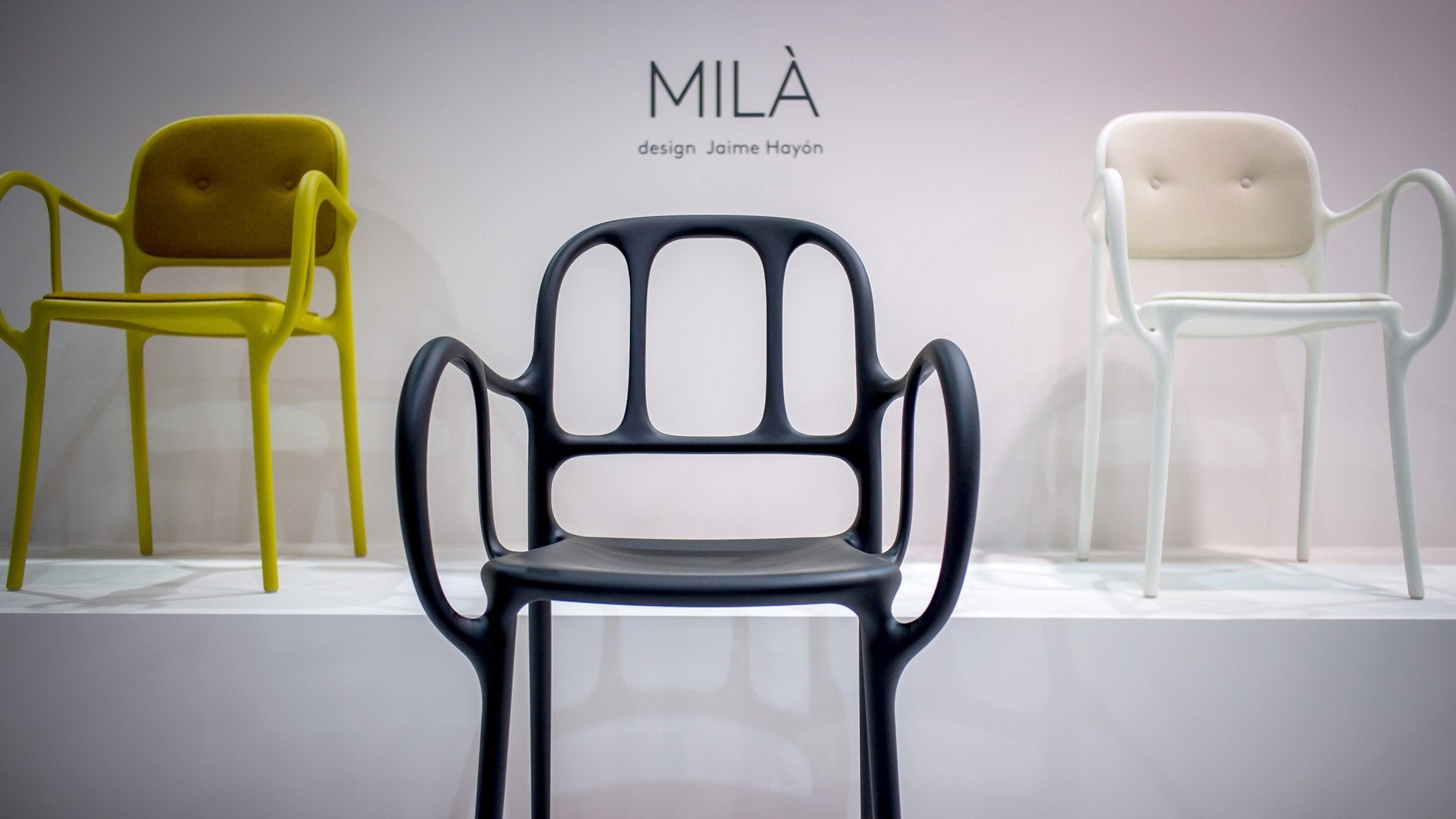 Milà Stackable Dining Chair with Armrest | Luxury Furniture | Set of 2 | Magis