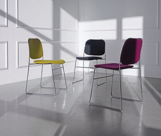 Bay R/SB Stackable Dining Chair | Set of 2 | Crassevig