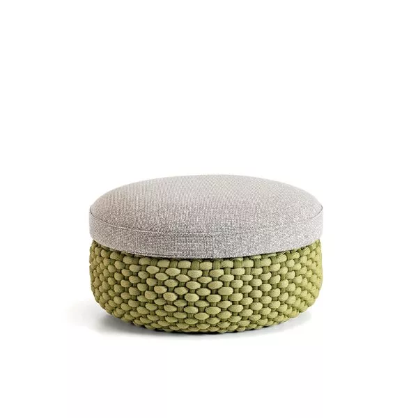 Oleia Outdoor Round Pouf | Outdoor Luxury | Ethimo