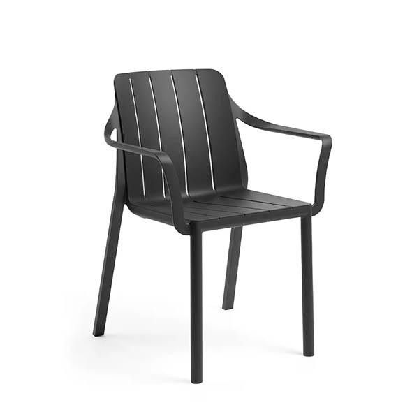 Tiberina Stackable Chair with Armrest | Outdoor | Nardi