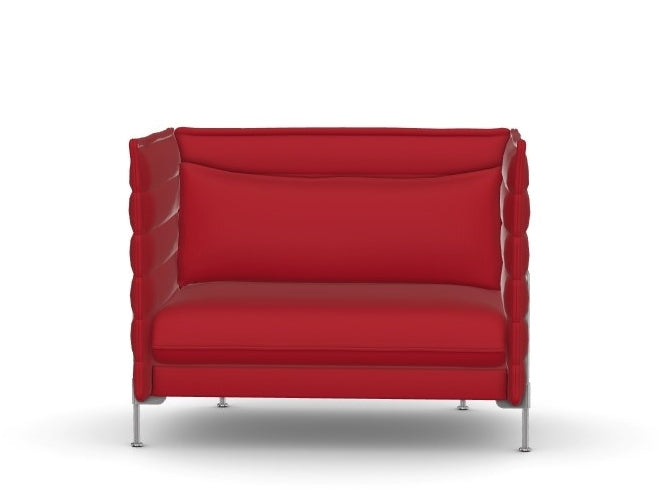 Vitra Alcove Love Seat Lowback Lounge | Modern Upholstered Loveseat