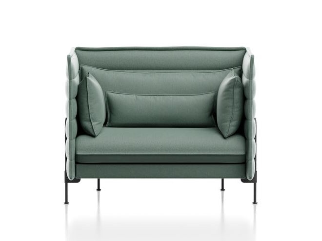 Vitra Alcove Love Seat Lowback Lounge | Modern Upholstered Loveseat