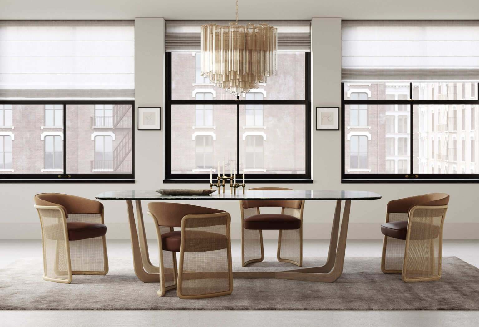Savana Dining Chair with Armrests | Classic Contemporary Seating | Modonutti