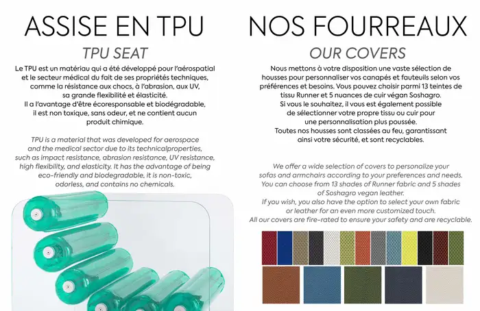 MV01 designer armchair TPU Blue MW Designer Furniture