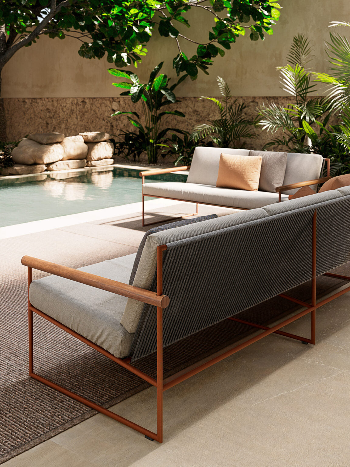 Pipe 3 Seater Sofa | Atmosphera Soul of Outdoor