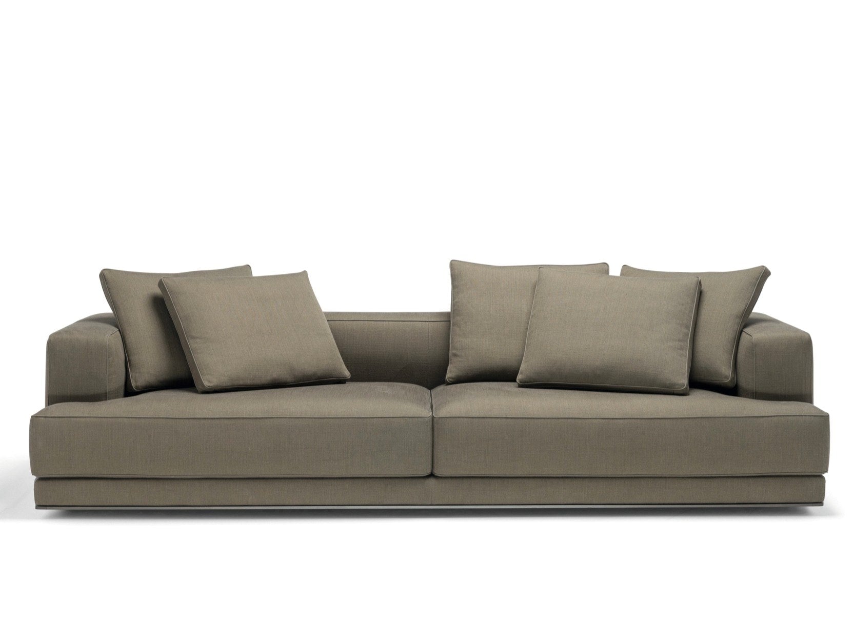 Molteni&C Augusto 4-Seater Fabric Sofa | Luxury Modular Italian Sofa