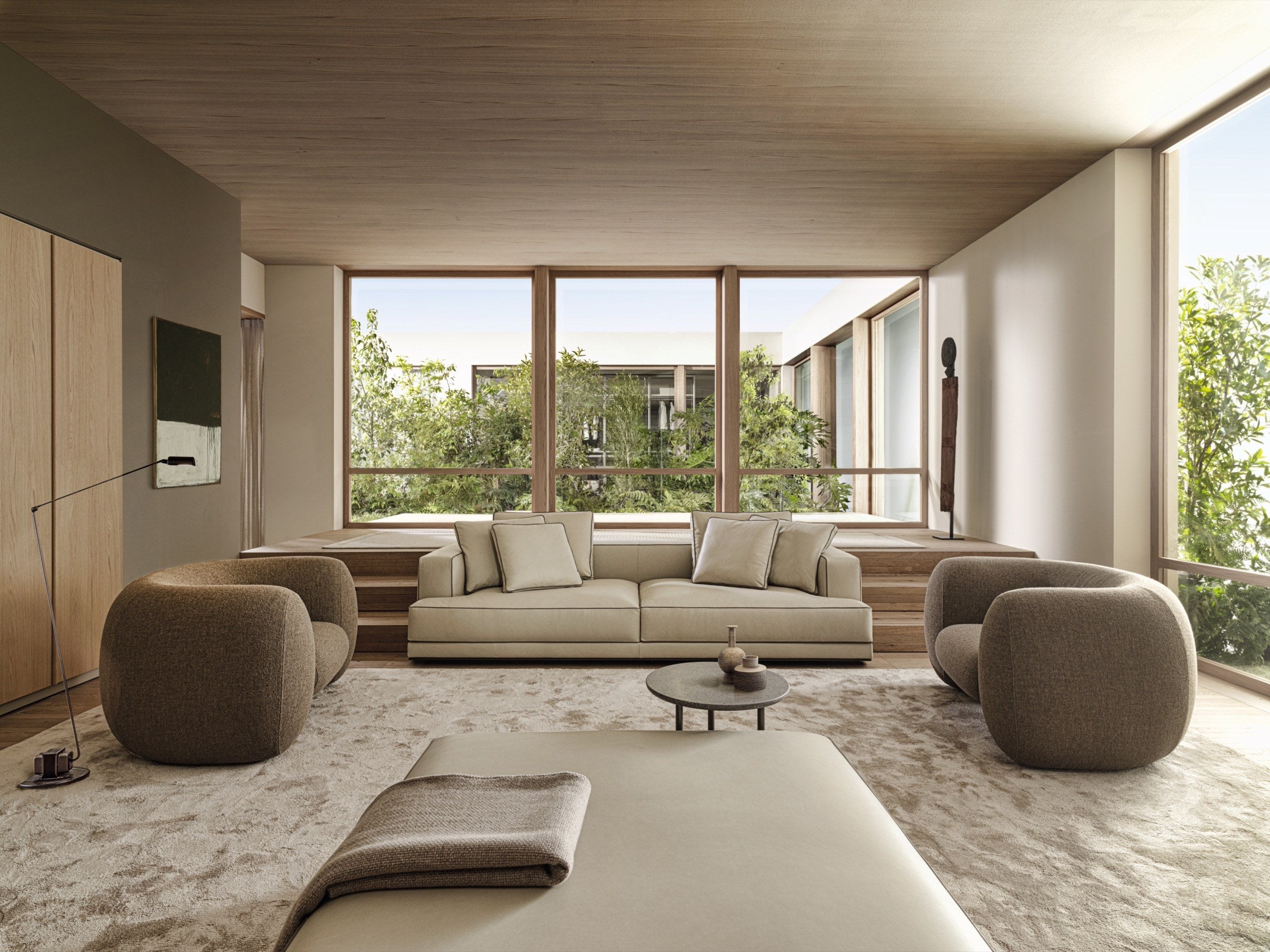 Molteni&C Augusto Sofa by Vincent Van Duysen | Luxury Fabric Sofa