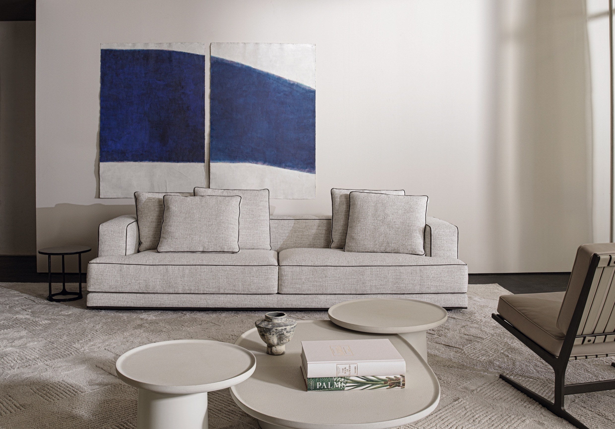 Molteni&C Augusto 4-Seater Fabric Sofa | Luxury Modular Italian Sofa