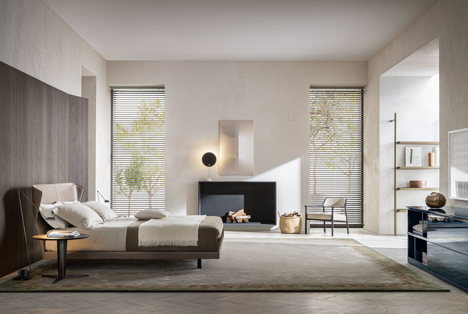 Molteni&C AZUL Bed by Nicola Gallizia | Luxury Leather Italian Bed