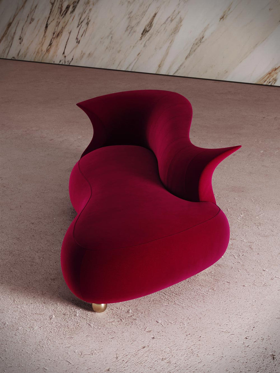 Amphora Curved Couch Prolonged | Luxury Living | Desforma