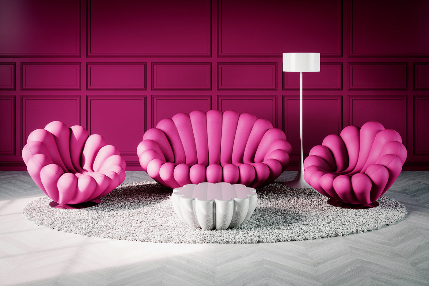 Anemone Armchair  and Sofa  — Giovannetti Collezioni