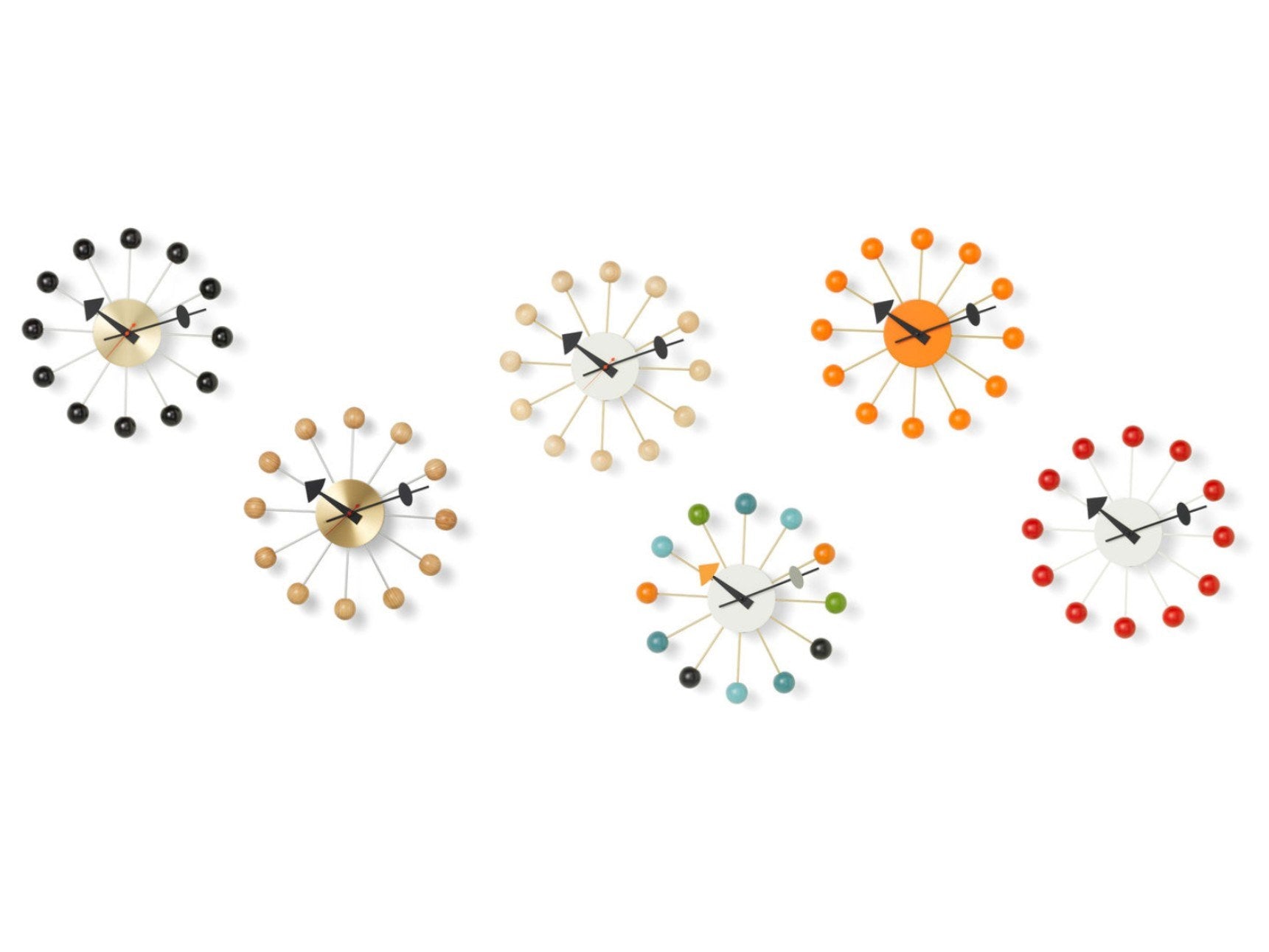 Ball Clock by George Nelson | Iconic Mid-Century Modern Wall Clock