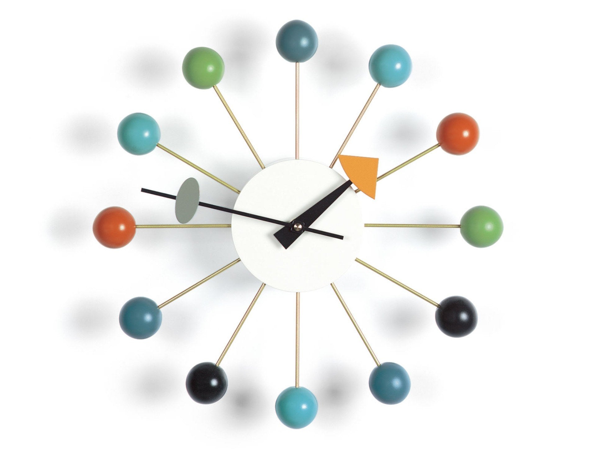 Ball Clock by George Nelson | Iconic Mid-Century Modern Wall Clock