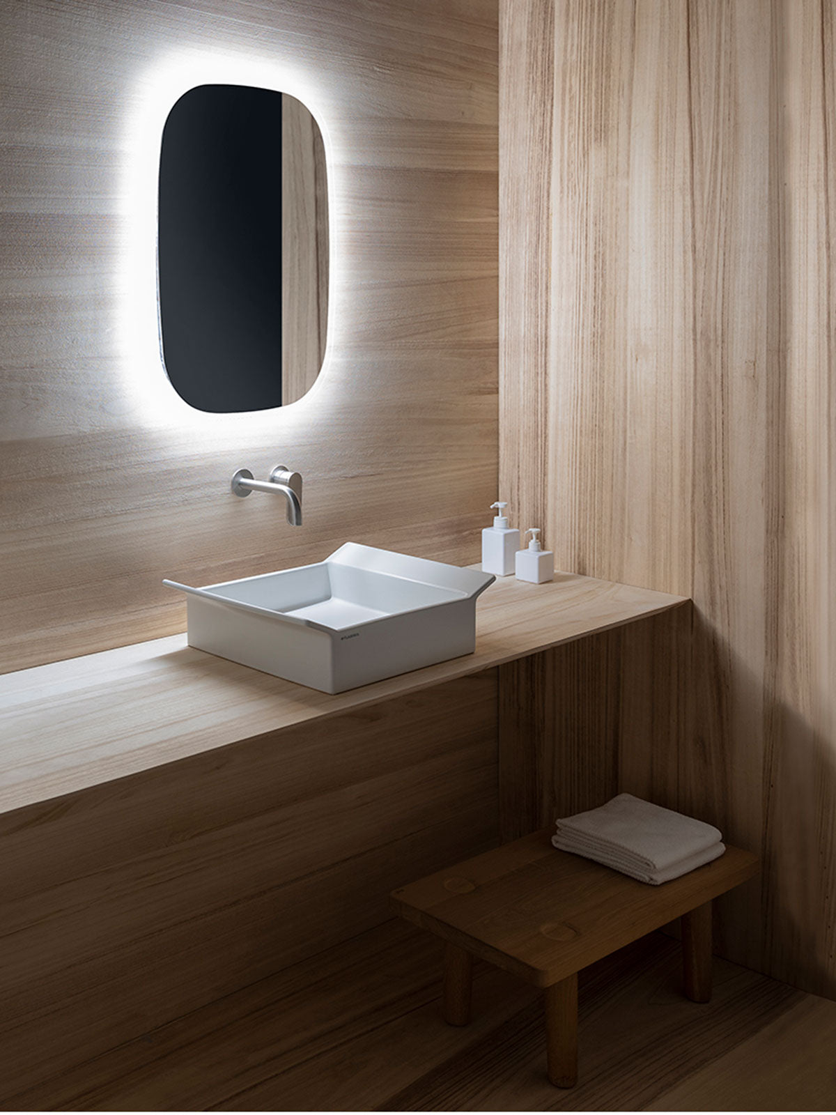 Box Countertop Washbasin Ceramica Flaminia