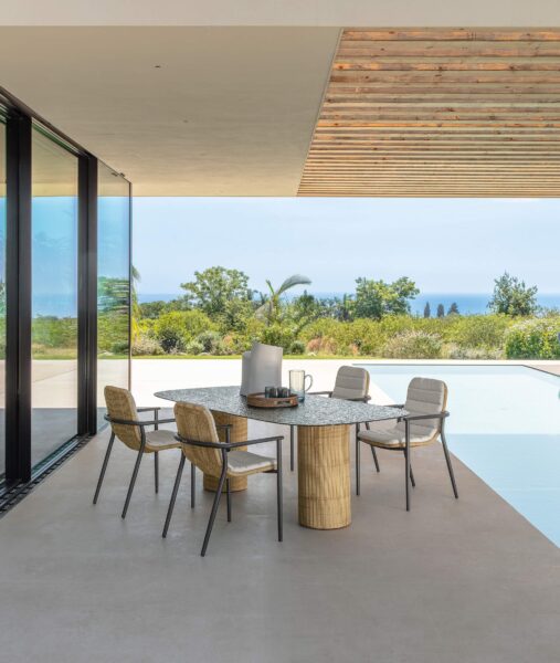 Bond Dining Chair with Armrests | Luxury Talenti Outdoor Living