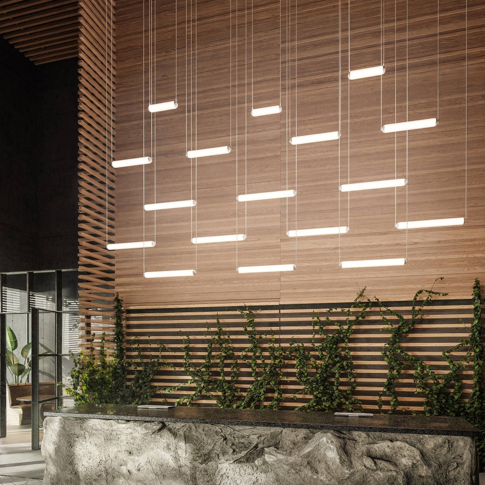 Puro Solo Horizontal Pendant Lamp | Brokis